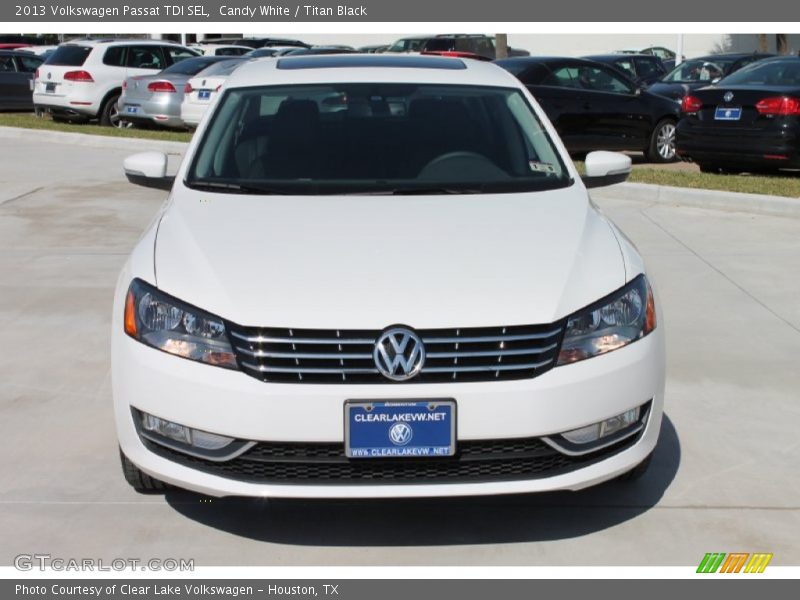 Candy White / Titan Black 2013 Volkswagen Passat TDI SEL