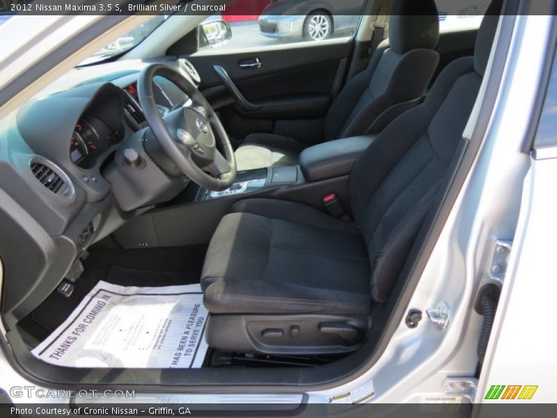 Brilliant Silver / Charcoal 2012 Nissan Maxima 3.5 S