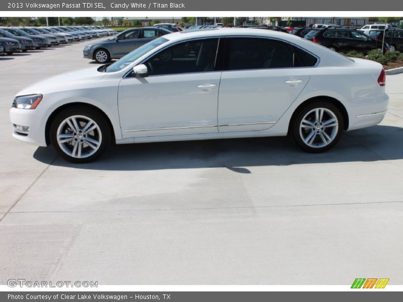 Candy White / Titan Black 2013 Volkswagen Passat TDI SEL