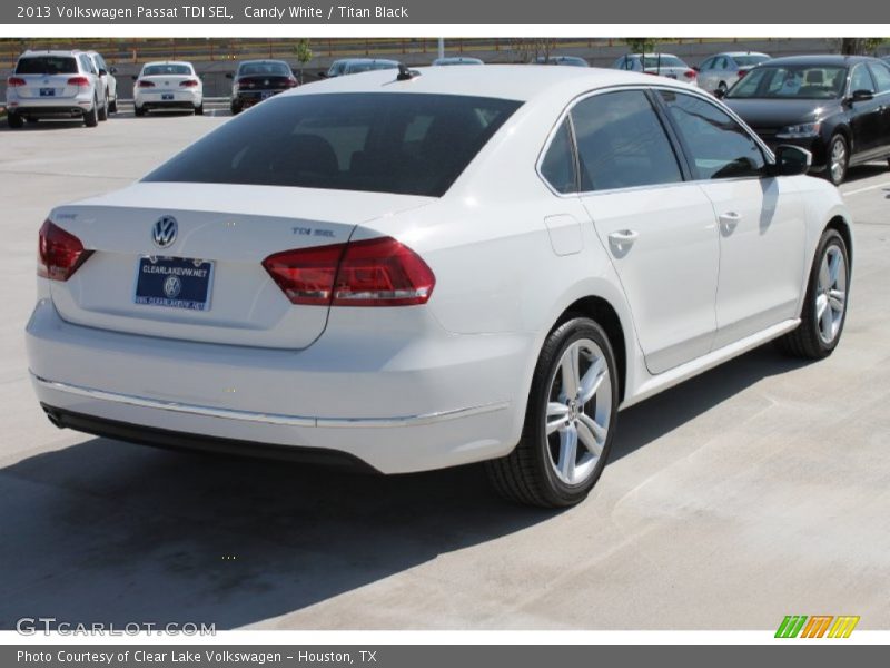 Candy White / Titan Black 2013 Volkswagen Passat TDI SEL