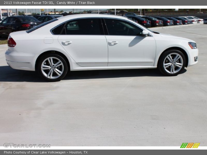 Candy White / Titan Black 2013 Volkswagen Passat TDI SEL