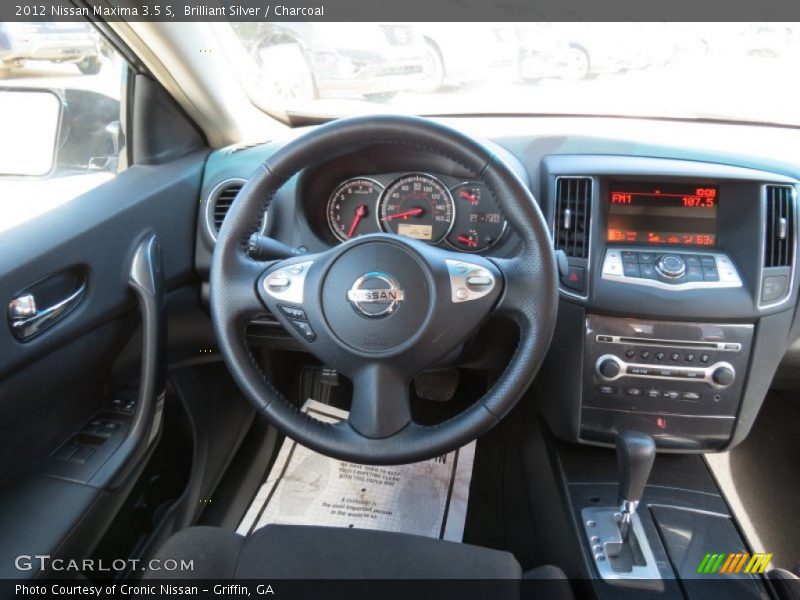 Brilliant Silver / Charcoal 2012 Nissan Maxima 3.5 S