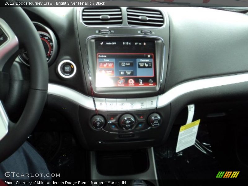 Bright Silver Metallic / Black 2013 Dodge Journey Crew