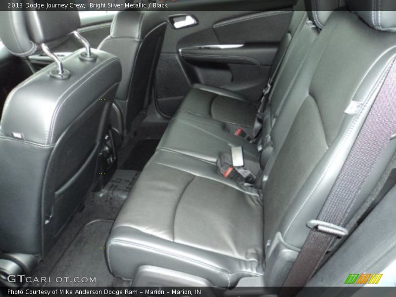 Bright Silver Metallic / Black 2013 Dodge Journey Crew