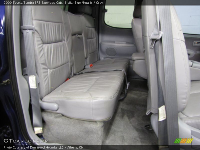 Stellar Blue Metallic / Gray 2000 Toyota Tundra SR5 Extended Cab