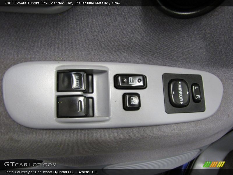 Stellar Blue Metallic / Gray 2000 Toyota Tundra SR5 Extended Cab
