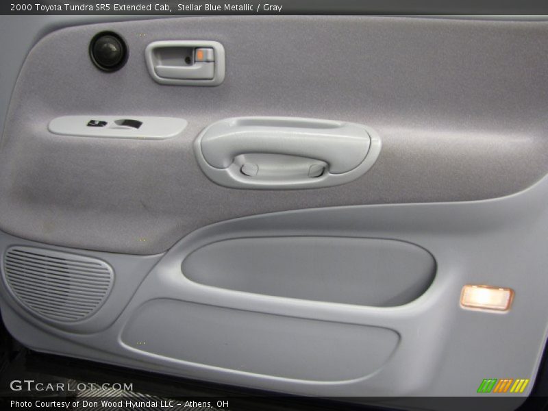 Stellar Blue Metallic / Gray 2000 Toyota Tundra SR5 Extended Cab