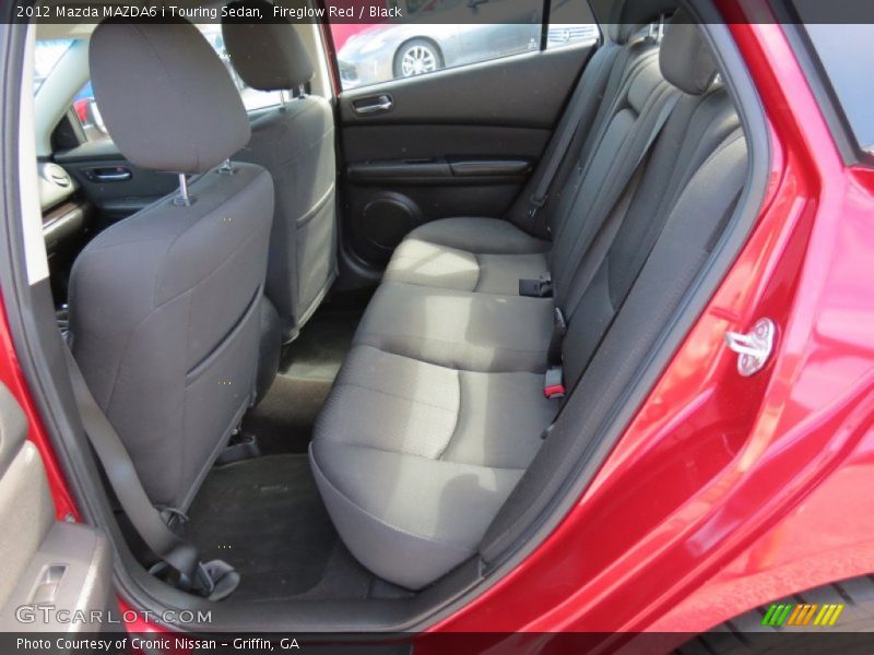 Fireglow Red / Black 2012 Mazda MAZDA6 i Touring Sedan