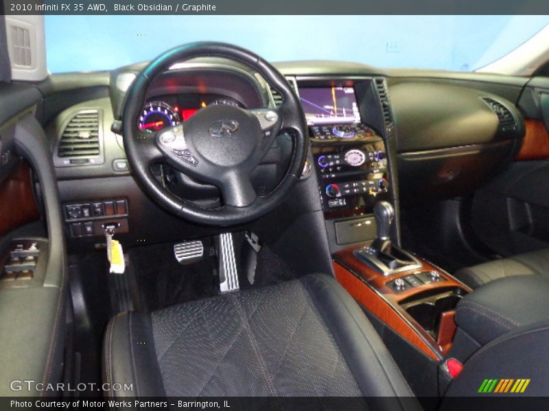  2010 FX 35 AWD Graphite Interior