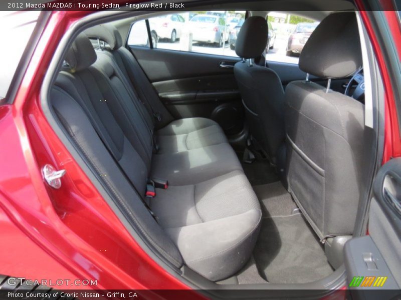 Fireglow Red / Black 2012 Mazda MAZDA6 i Touring Sedan