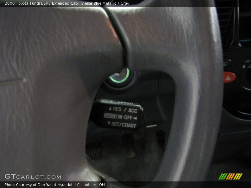 Stellar Blue Metallic / Gray 2000 Toyota Tundra SR5 Extended Cab