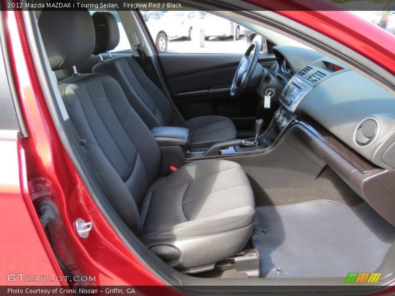 Fireglow Red / Black 2012 Mazda MAZDA6 i Touring Sedan