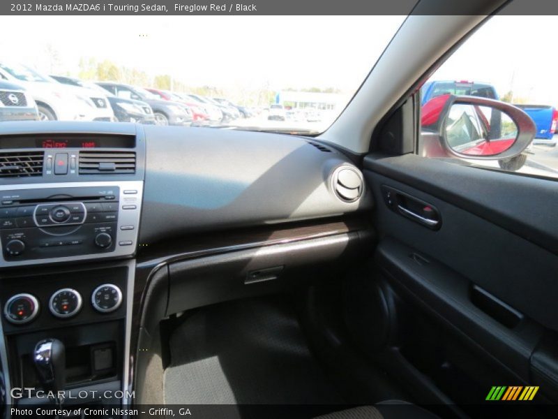 Fireglow Red / Black 2012 Mazda MAZDA6 i Touring Sedan