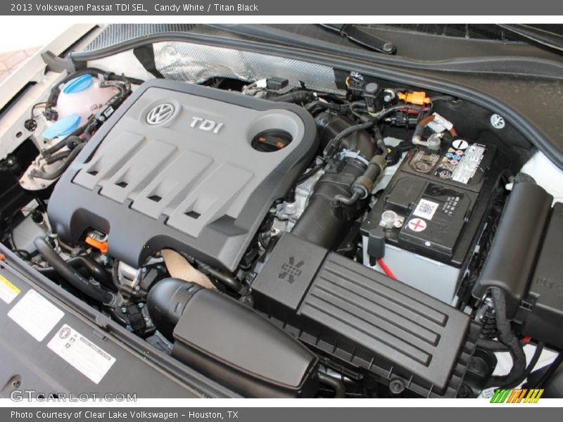 Candy White / Titan Black 2013 Volkswagen Passat TDI SEL