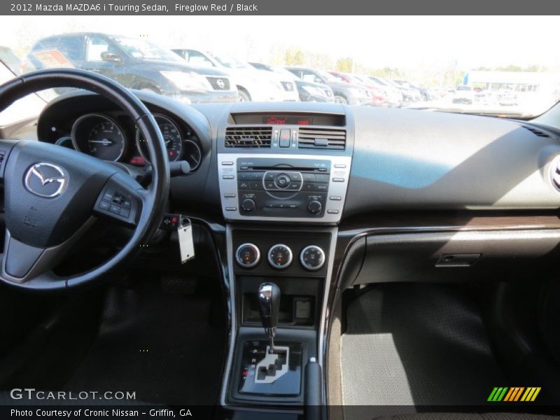 Fireglow Red / Black 2012 Mazda MAZDA6 i Touring Sedan