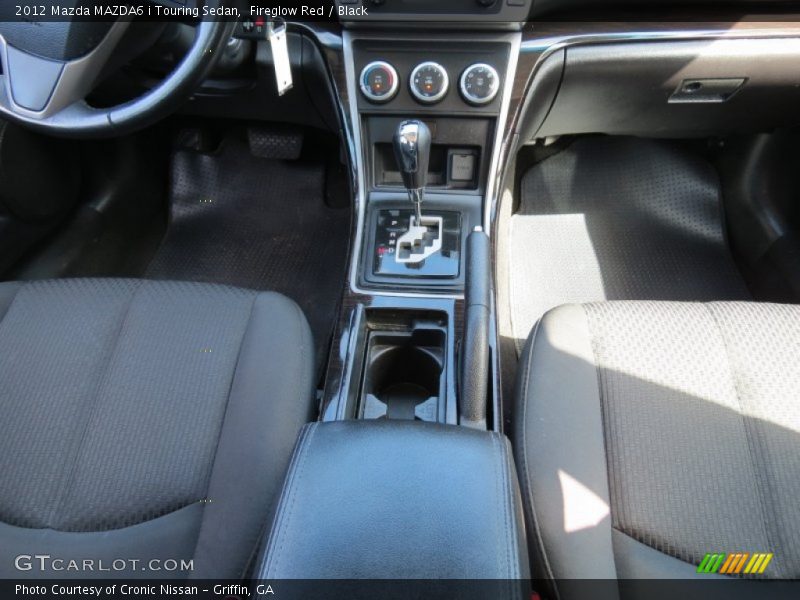 Fireglow Red / Black 2012 Mazda MAZDA6 i Touring Sedan