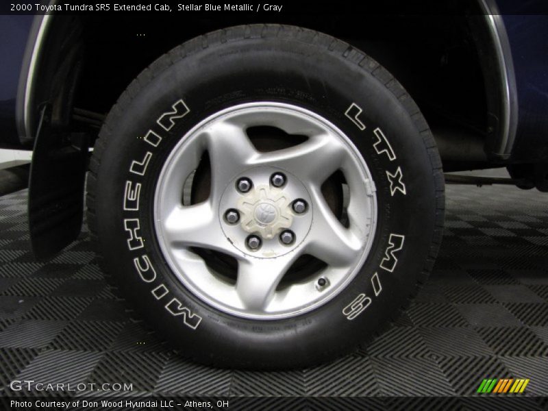 Stellar Blue Metallic / Gray 2000 Toyota Tundra SR5 Extended Cab