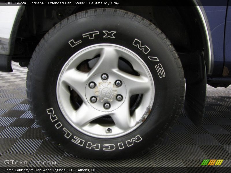 Stellar Blue Metallic / Gray 2000 Toyota Tundra SR5 Extended Cab