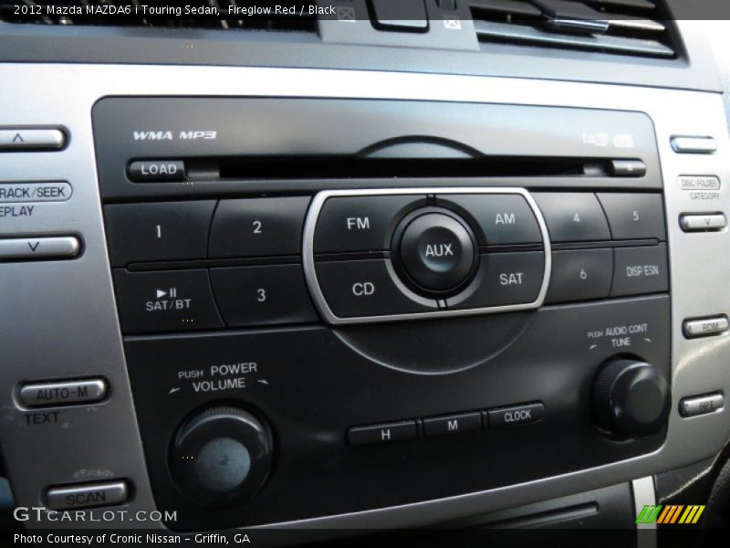Fireglow Red / Black 2012 Mazda MAZDA6 i Touring Sedan