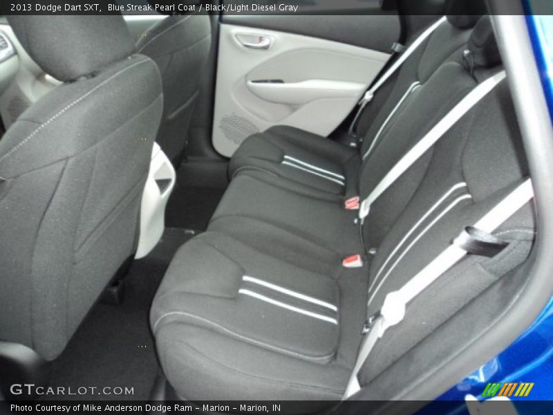Blue Streak Pearl Coat / Black/Light Diesel Gray 2013 Dodge Dart SXT