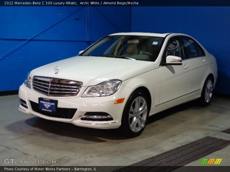 Arctic White / Almond Beige/Mocha 2012 Mercedes-Benz C 300 Luxury 4Matic