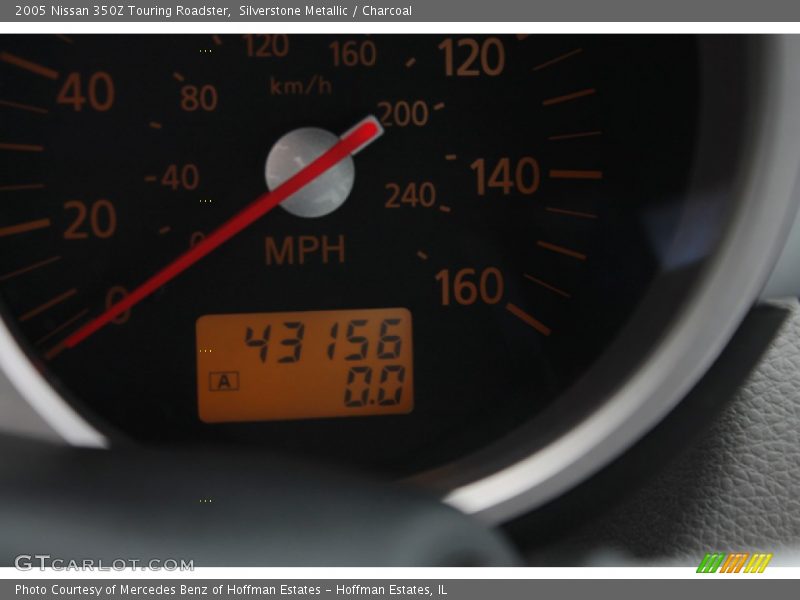 Silverstone Metallic / Charcoal 2005 Nissan 350Z Touring Roadster