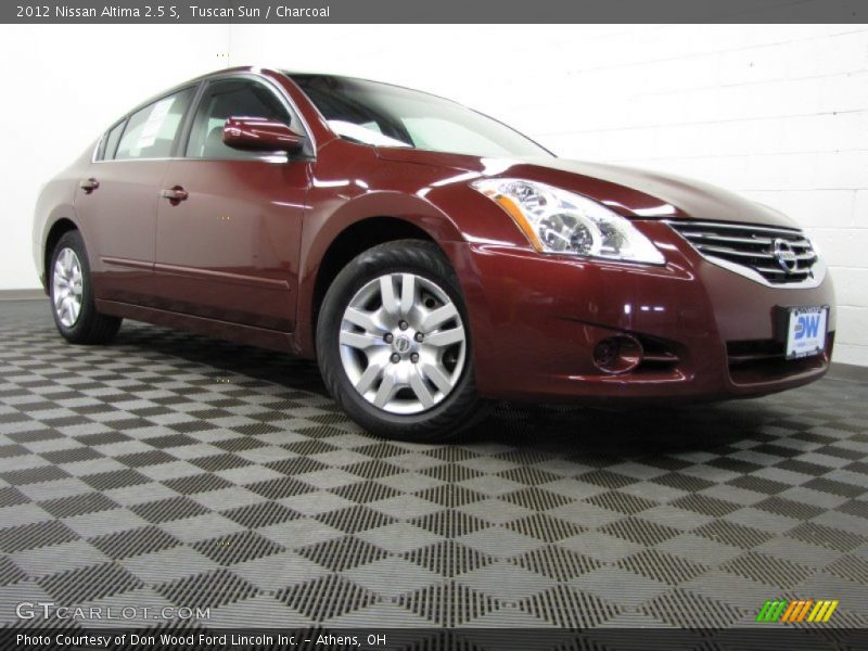 Tuscan Sun / Charcoal 2012 Nissan Altima 2.5 S