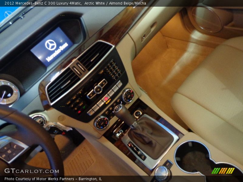 Arctic White / Almond Beige/Mocha 2012 Mercedes-Benz C 300 Luxury 4Matic