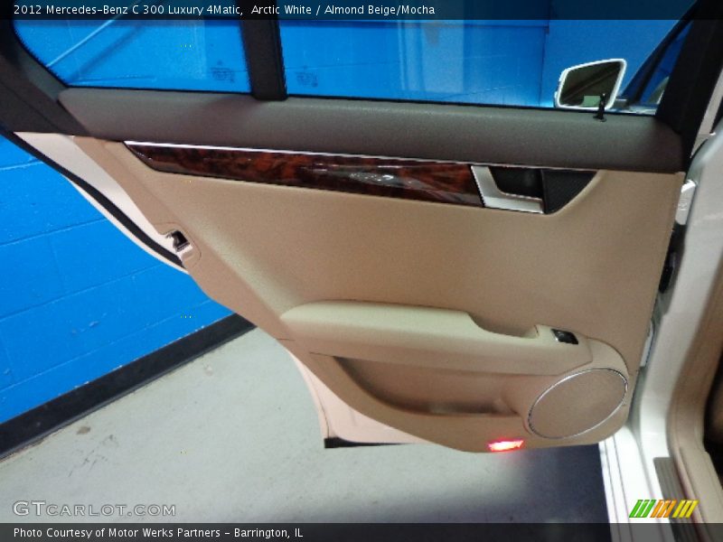 Arctic White / Almond Beige/Mocha 2012 Mercedes-Benz C 300 Luxury 4Matic