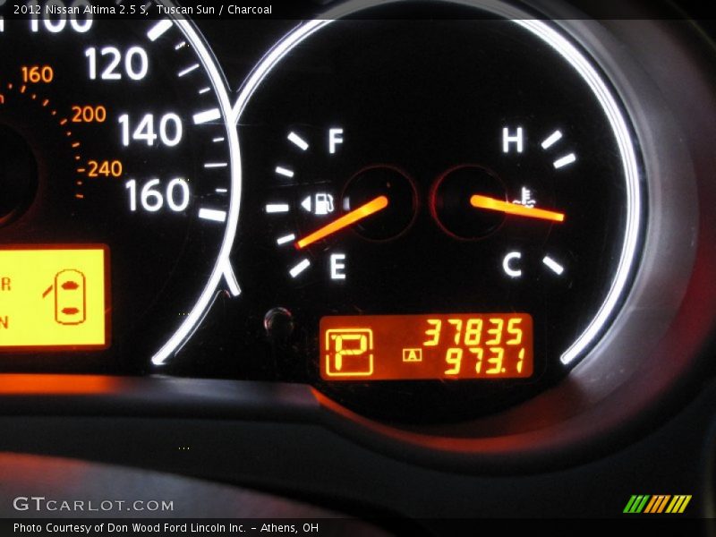 Tuscan Sun / Charcoal 2012 Nissan Altima 2.5 S