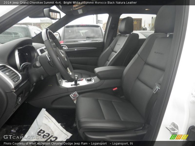  2014 Grand Cherokee Summit 4x4 Summit Morocco Black Natura Leather Interior