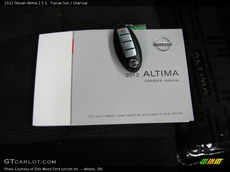 Tuscan Sun / Charcoal 2012 Nissan Altima 2.5 S