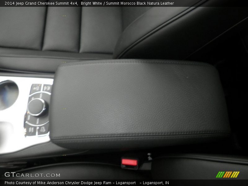 Bright White / Summit Morocco Black Natura Leather 2014 Jeep Grand Cherokee Summit 4x4