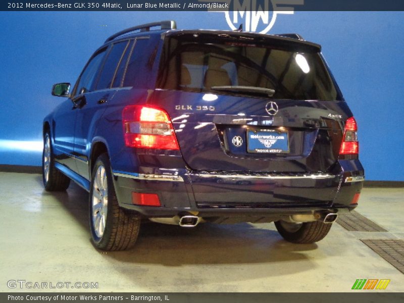 Lunar Blue Metallic / Almond/Black 2012 Mercedes-Benz GLK 350 4Matic