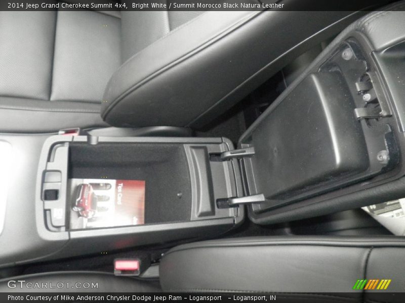 Bright White / Summit Morocco Black Natura Leather 2014 Jeep Grand Cherokee Summit 4x4