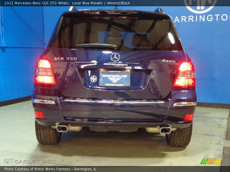 Lunar Blue Metallic / Almond/Black 2012 Mercedes-Benz GLK 350 4Matic