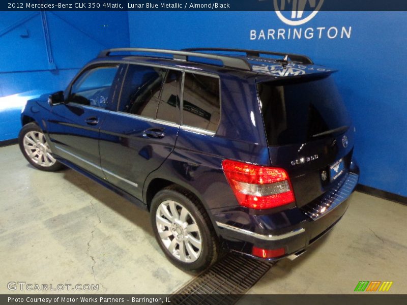 Lunar Blue Metallic / Almond/Black 2012 Mercedes-Benz GLK 350 4Matic