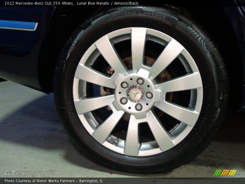 Lunar Blue Metallic / Almond/Black 2012 Mercedes-Benz GLK 350 4Matic