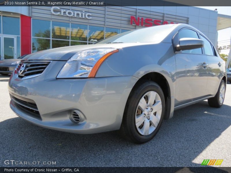 Magnetic Gray Metallic / Charcoal 2010 Nissan Sentra 2.0