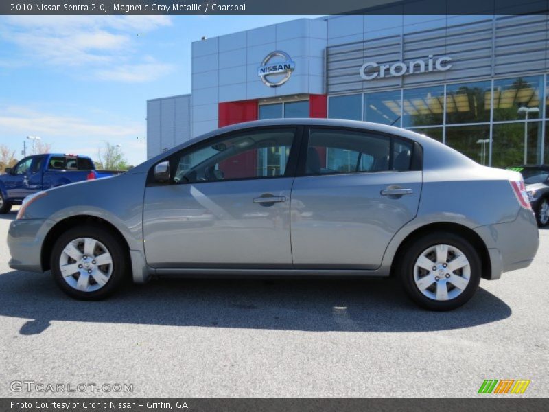 Magnetic Gray Metallic / Charcoal 2010 Nissan Sentra 2.0