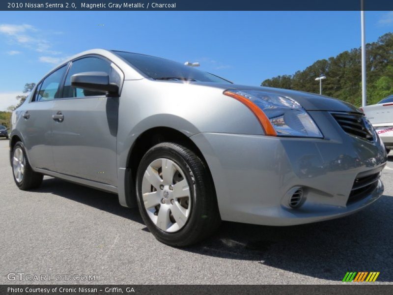 Magnetic Gray Metallic / Charcoal 2010 Nissan Sentra 2.0