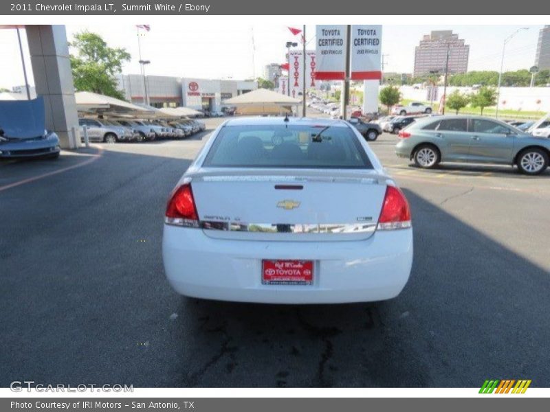 Summit White / Ebony 2011 Chevrolet Impala LT