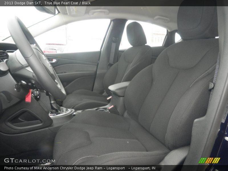 True Blue Pearl Coat / Black 2013 Dodge Dart SXT