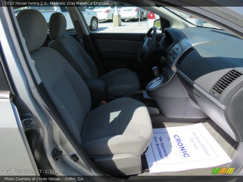 Magnetic Gray Metallic / Charcoal 2010 Nissan Sentra 2.0