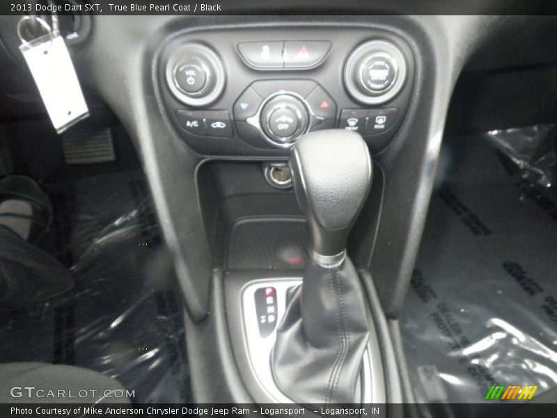 True Blue Pearl Coat / Black 2013 Dodge Dart SXT