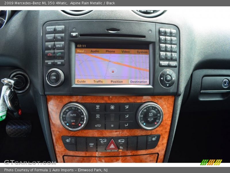 Controls of 2009 ML 350 4Matic