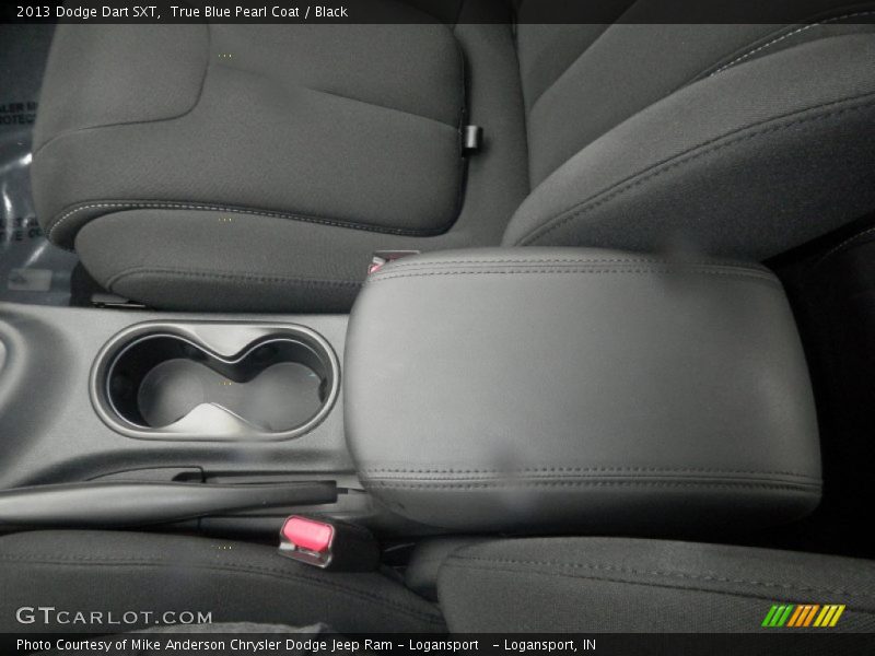 True Blue Pearl Coat / Black 2013 Dodge Dart SXT