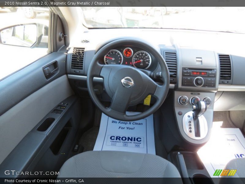 Magnetic Gray Metallic / Charcoal 2010 Nissan Sentra 2.0