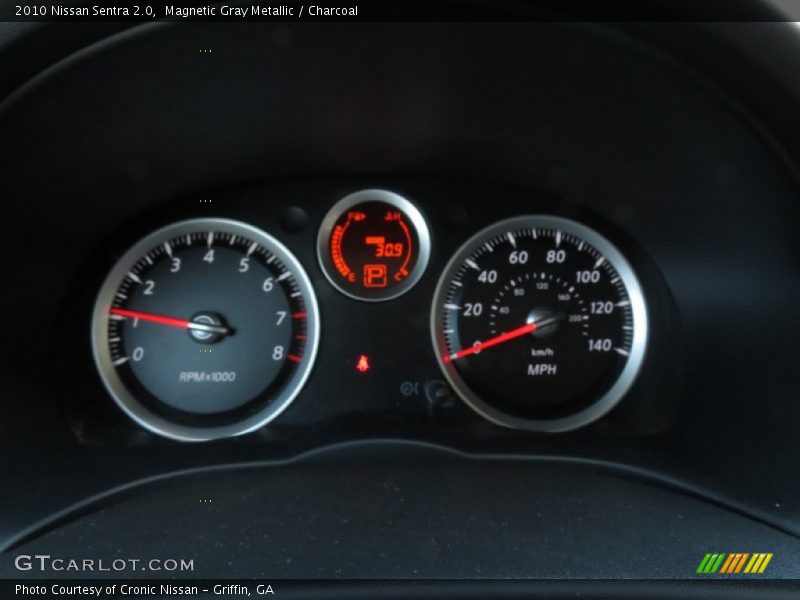 Magnetic Gray Metallic / Charcoal 2010 Nissan Sentra 2.0