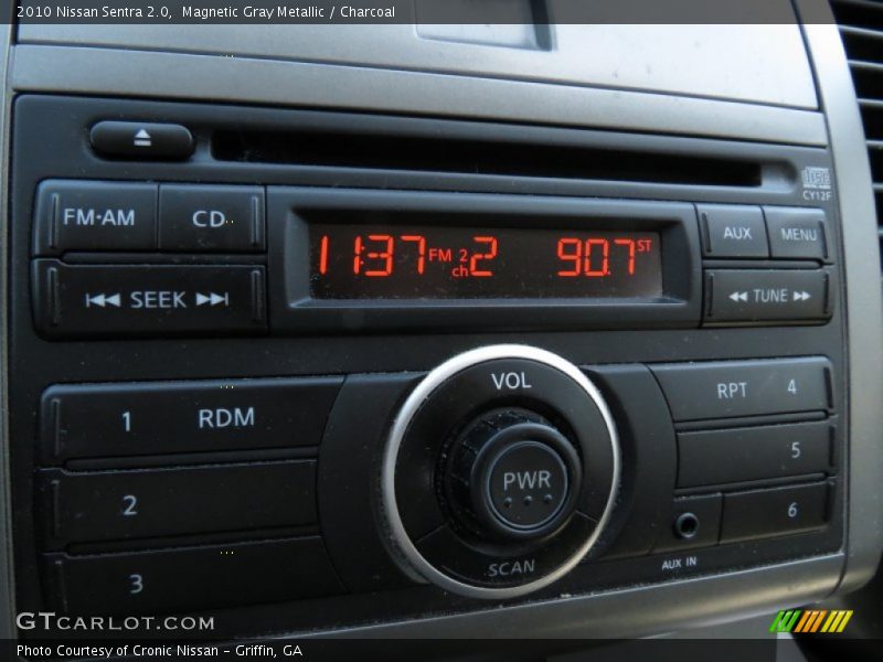 Magnetic Gray Metallic / Charcoal 2010 Nissan Sentra 2.0